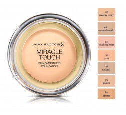 NEW Max Factor Miracle Touch Foundation with SPF 30 and Acid
